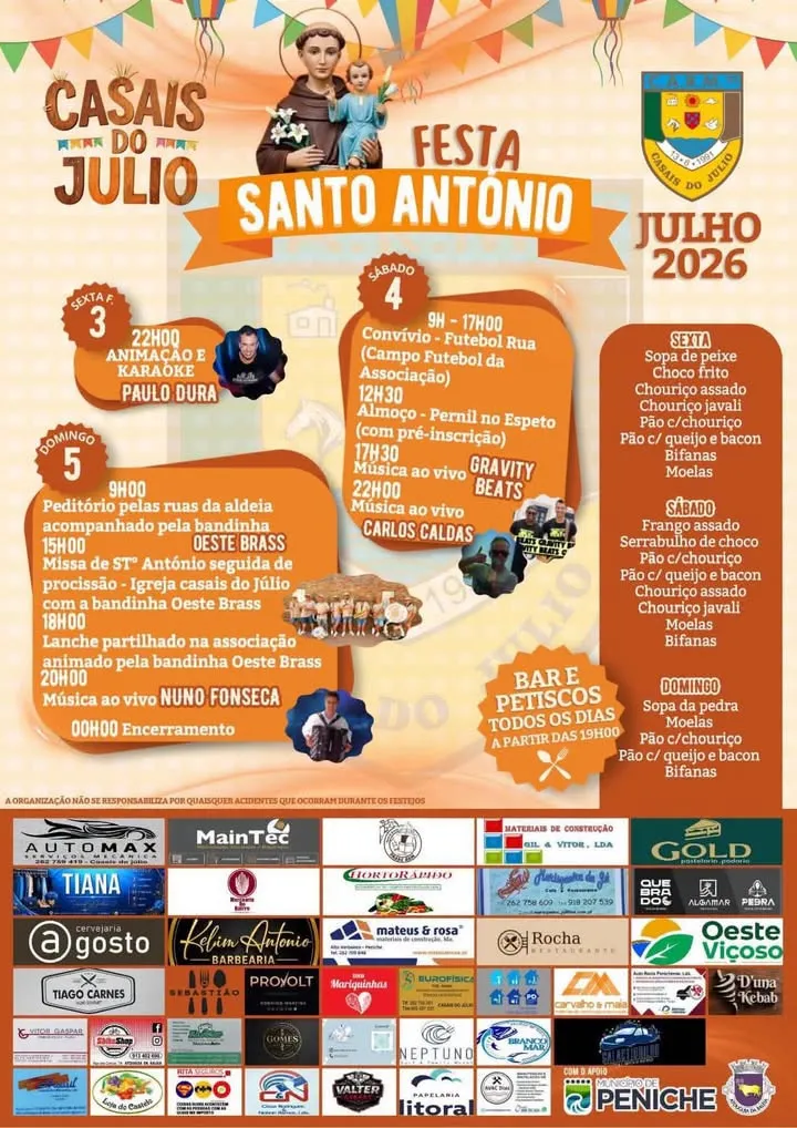 Festas de Atouguia da Baleia (Santo António) 2026