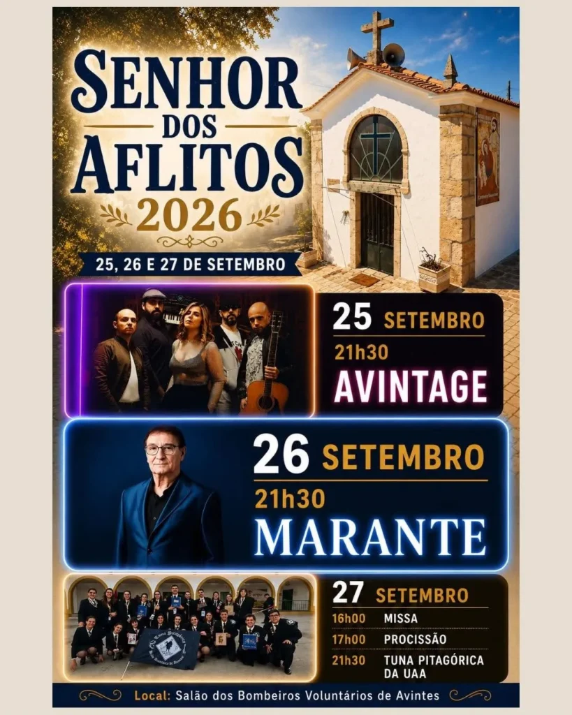Festas de Avintes (Senhor dos Aflitos) 2026