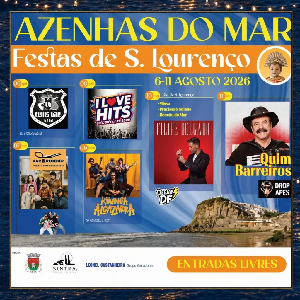 Festas das Azenhas do Mar (São Lourenço) 2026