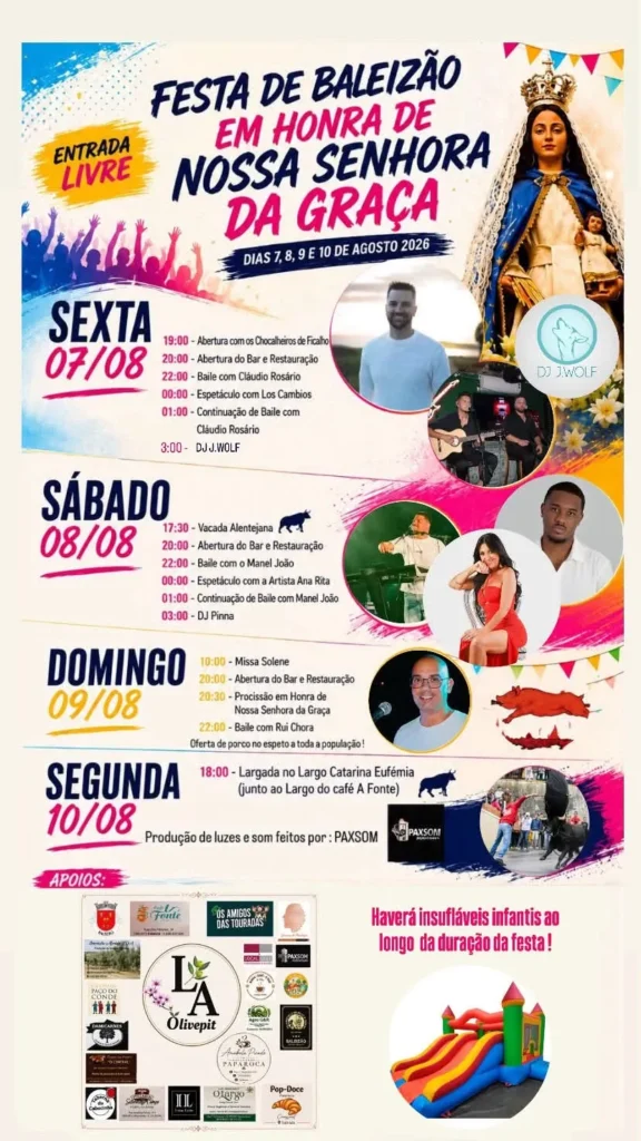 Festas de Baleizão (Senhora da Graça) 2026