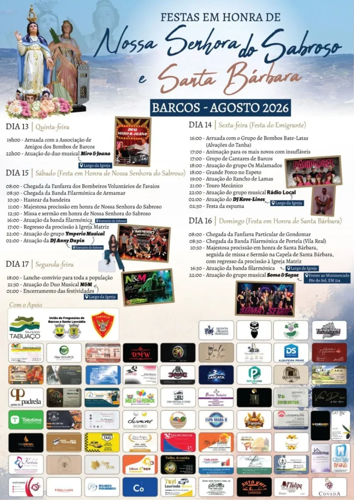 Festas de Barcos (Senhora do Sabroso) 2026