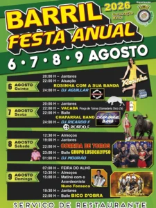 Festas de Barril, Mafra 2026