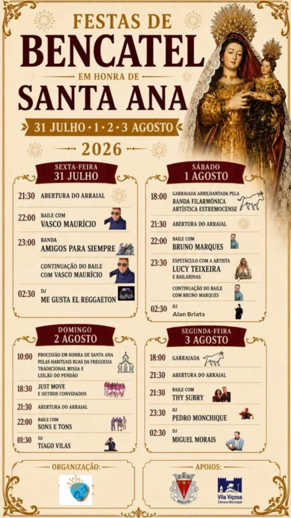 Festas de Bencantel (Santa Ana) 2026