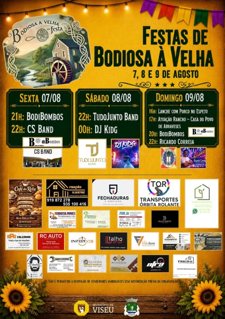 Festas de Bodiosa à Velha 2026