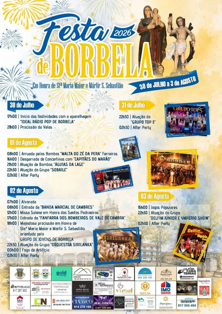 Festas de Borbela (Santa Maria Maior) 2026