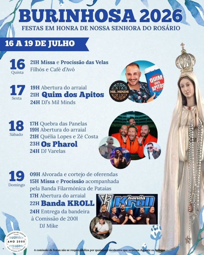 Festas de Burinhosa (Senhora do Rosário) 2026