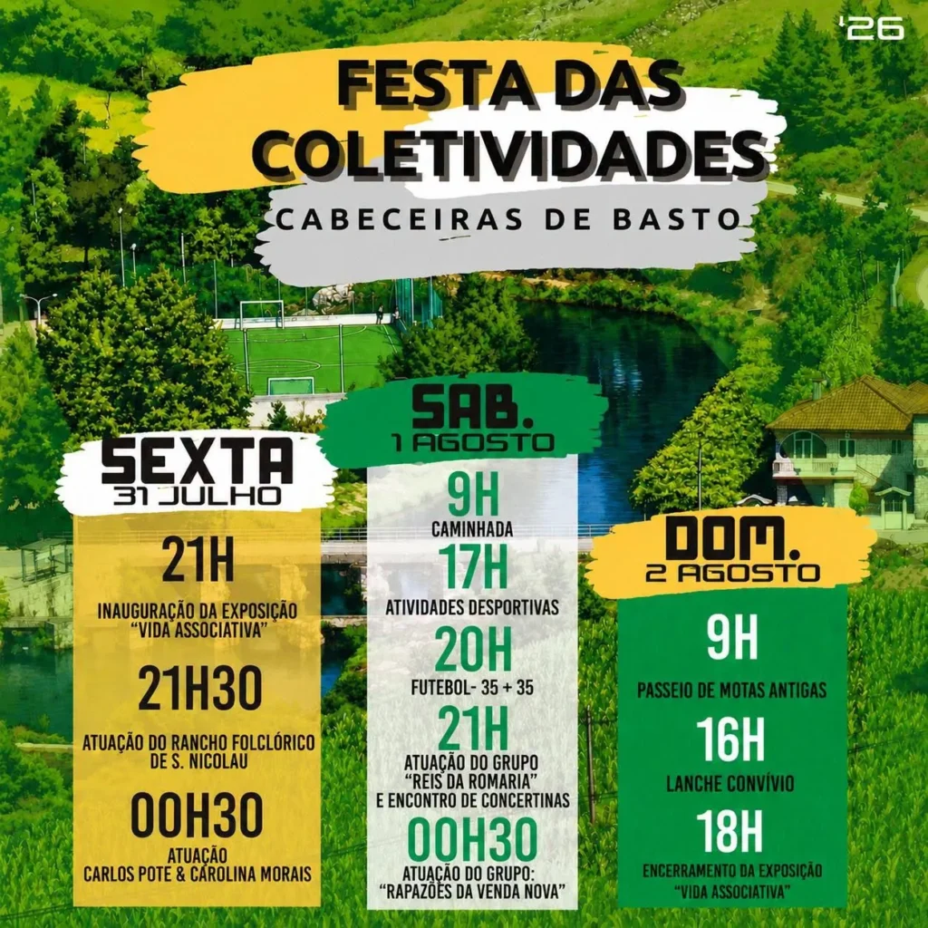 Festas de Cabeceiras de Basto (Coletividades) 2026