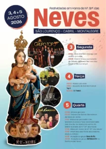 Festas de Cabril, Montalegre (Senhora das Neves) 2026