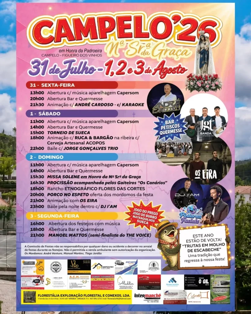 Festas de Campelo (Senhora da Graça) 2026