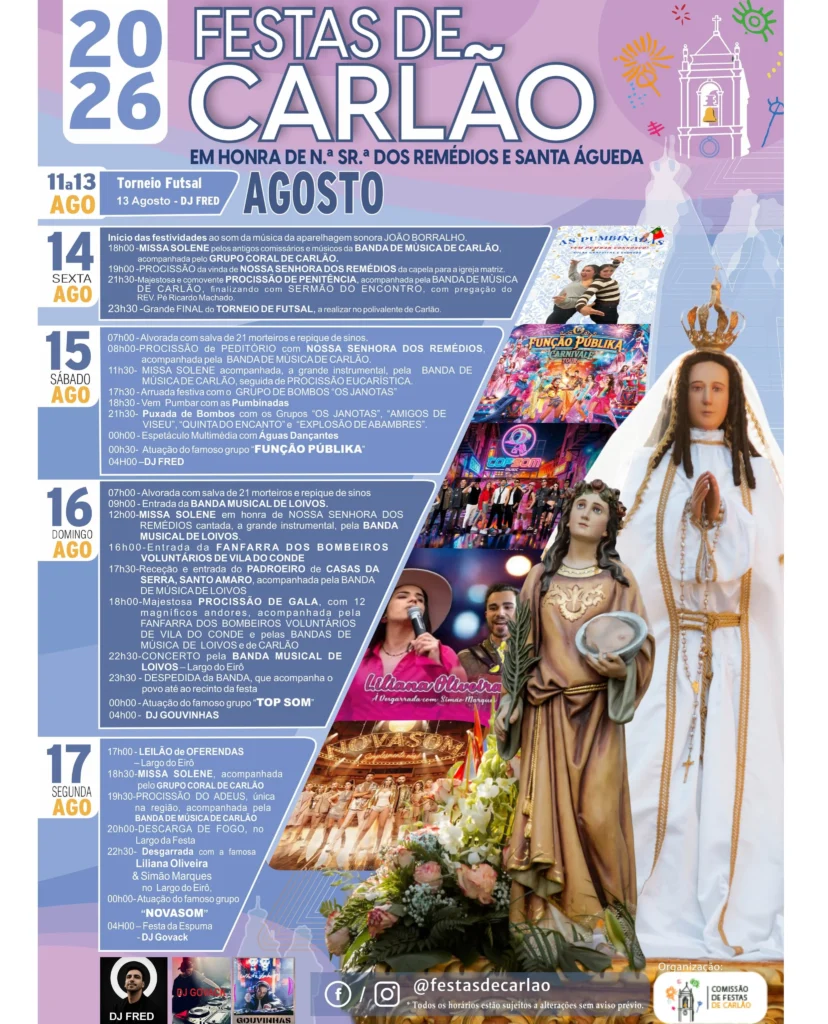 Festas de Carlão (Senhora dos Remédios) 2026