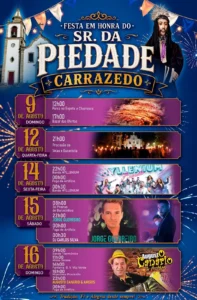 Festas de Carrazedo, Amares (Senhora da Piedade) 2026