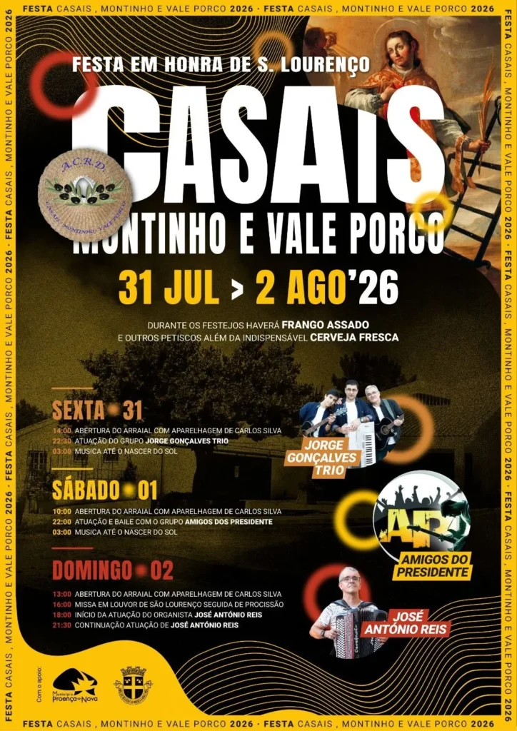 Festas de Casais, Vale Porco (São Lourenço) 2026