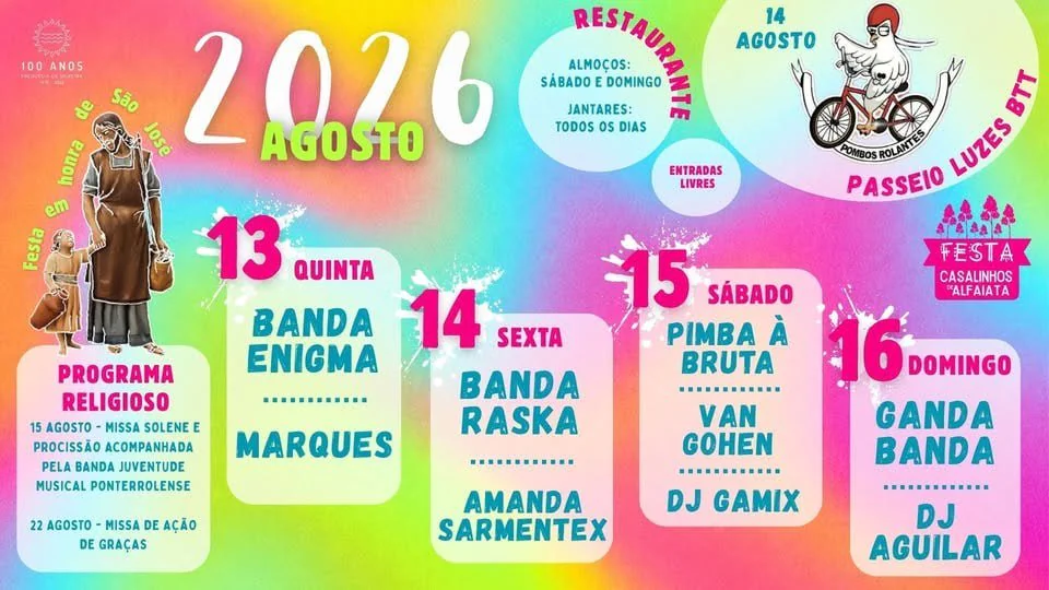 Festas de Casalinhos de Alfaiata (São José) 2026