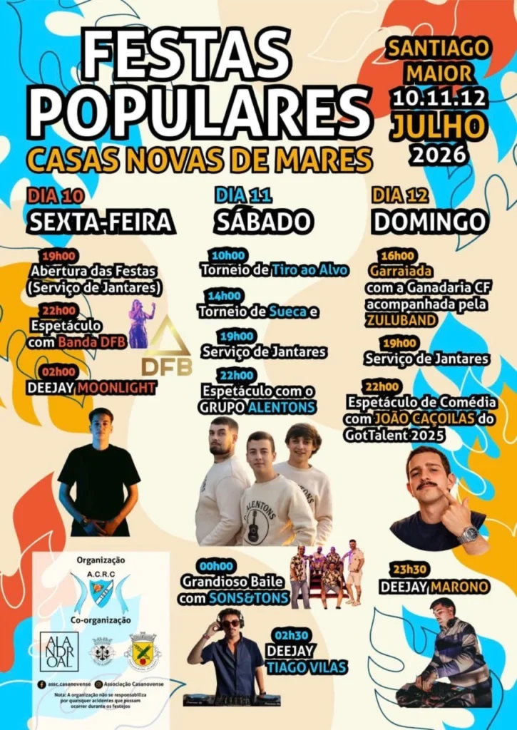 Festas de Casas Novas de Mares 2026