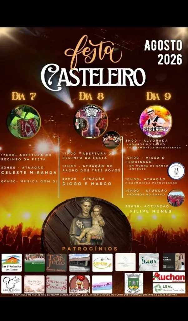 Festas de Casteleiro 2026
