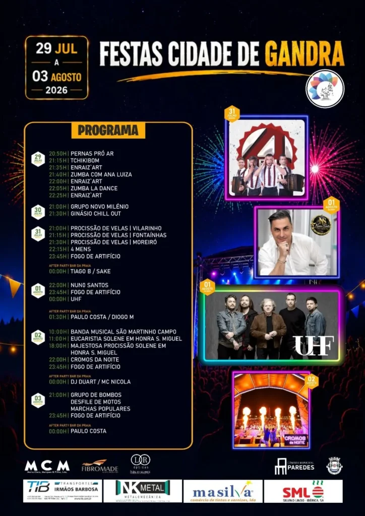 Festas da Cidade de Gandra 2026