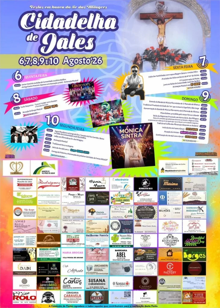 Festas de Cidadelha de Jales (Senhor dos Milagres) 2026