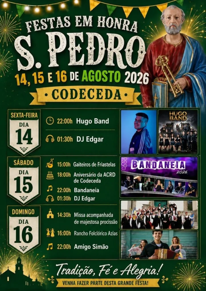 Festas de Codeceda (São Pedro) 2026
