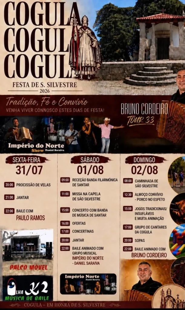 Festas de Cogula (São Silvestre) 2026