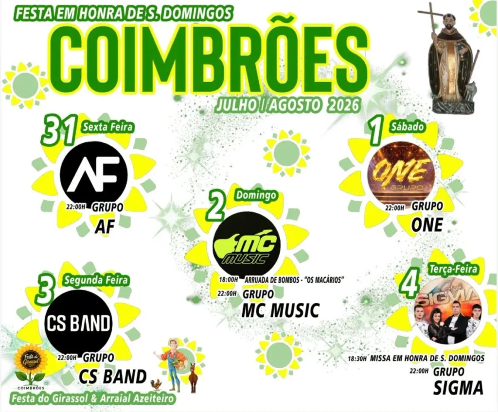 Festas de Coimbrões (São Domingos) 2026