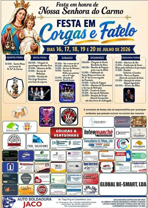 Festas de Corgas (Senhora do Carmo) 2026