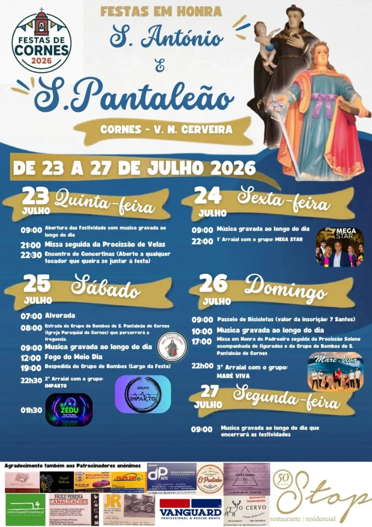 Festas de Cornes (Santo António) 2026