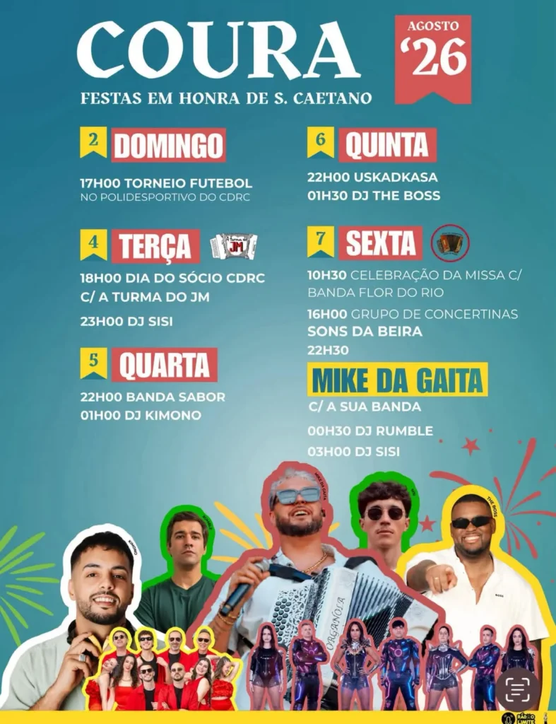 Festas de Coura (São Caetano) 2026