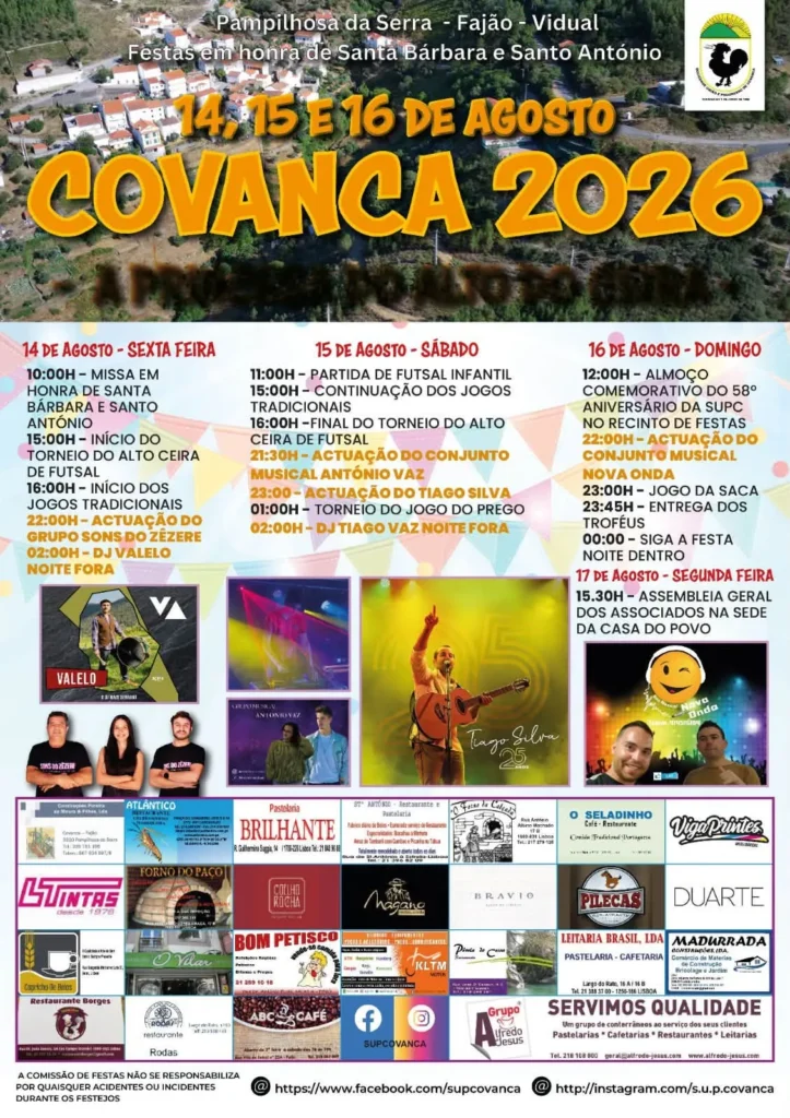 Festas de Covanca 2026