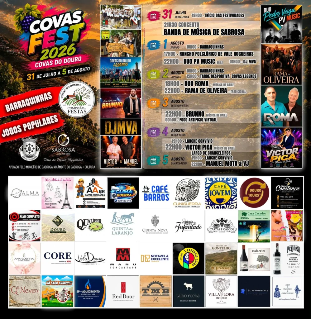 Festas de Covas do Douro 2026