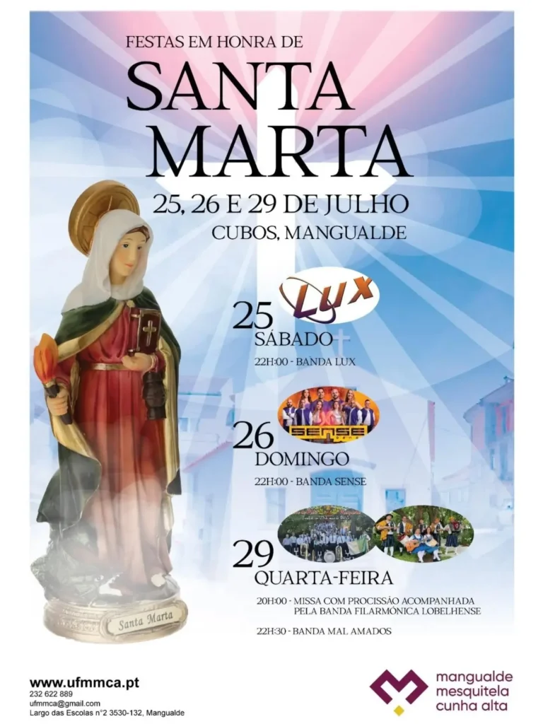 Festas de Cubos, Magualde (Santa Marta) 2026