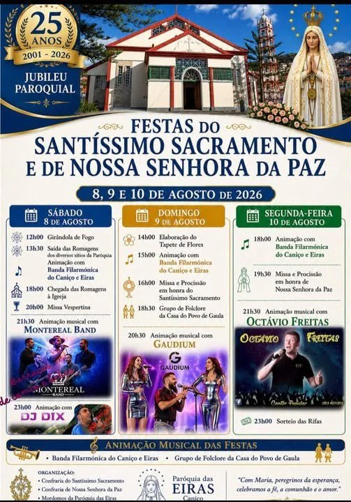 Festas de Eiras (Santíssimo Sacramento) 2026