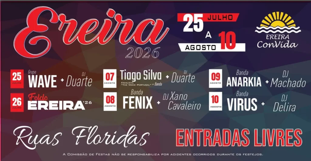 Festas da Ereira 2026