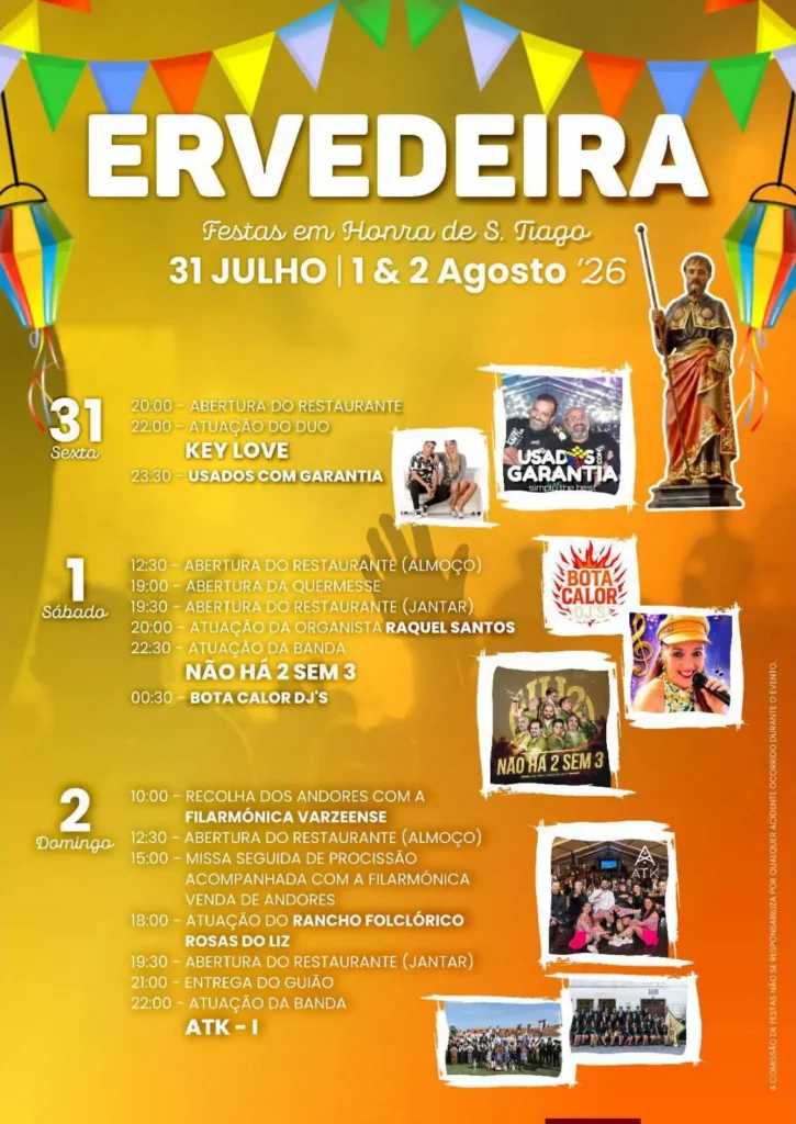 Festas da Ervedeira (São Tiago) 2026