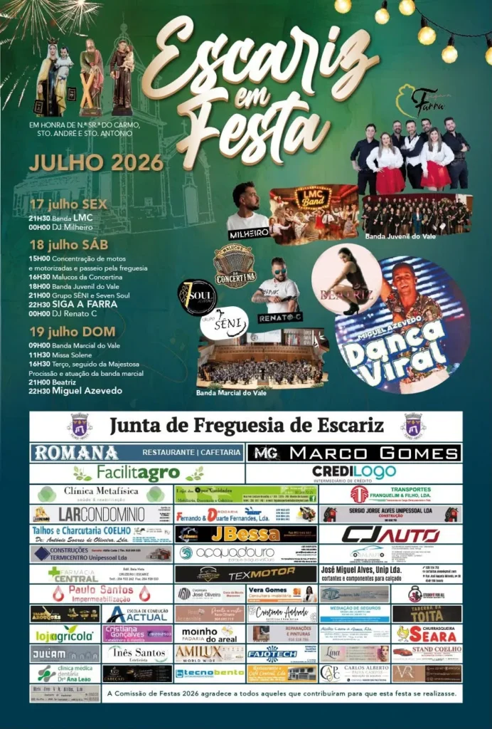 Festas de Escariz (Senhora do Carmo) 2026