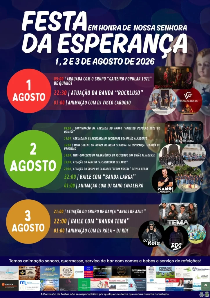 Festas de Esperança, Figueira da Foz 2026