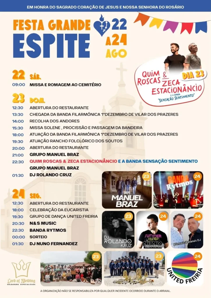 Festas de Espite (Sagrado Coração de Jesus) 2026