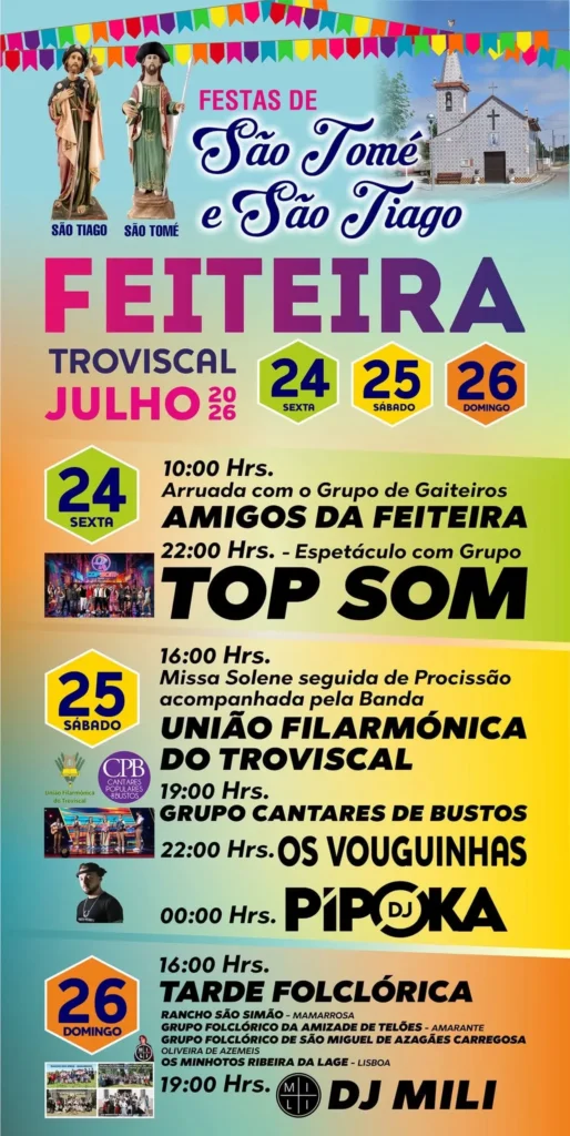Festas da Feiteira, Troviscal (São Tiago) 2026