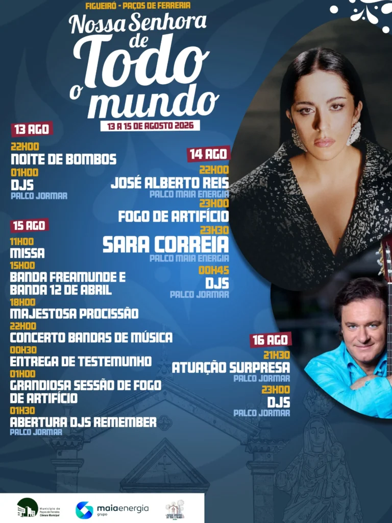 Festas de Figueiró, Paços de Ferreira (Senhora de Todo o Mundo) 2026