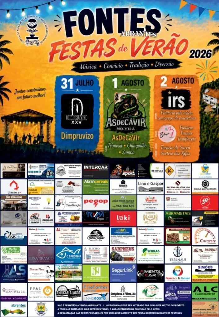 Festas de Fontes, Abrantes (Verão) 2026