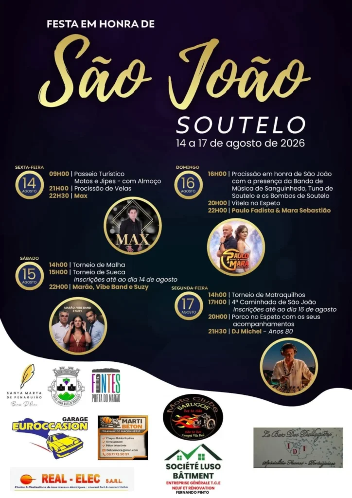 Festa de Soutelo, Santa Marta de Penaguião (São João) 2026