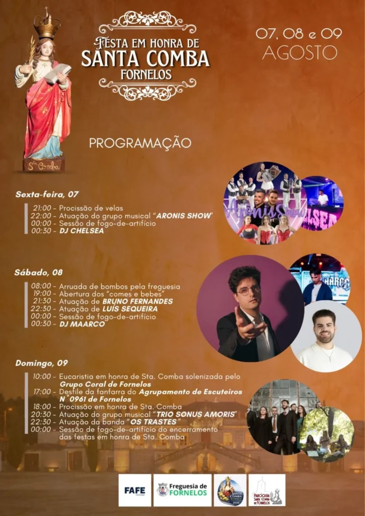Festas de Fornelos, Fafe (Santa Comba) 2026