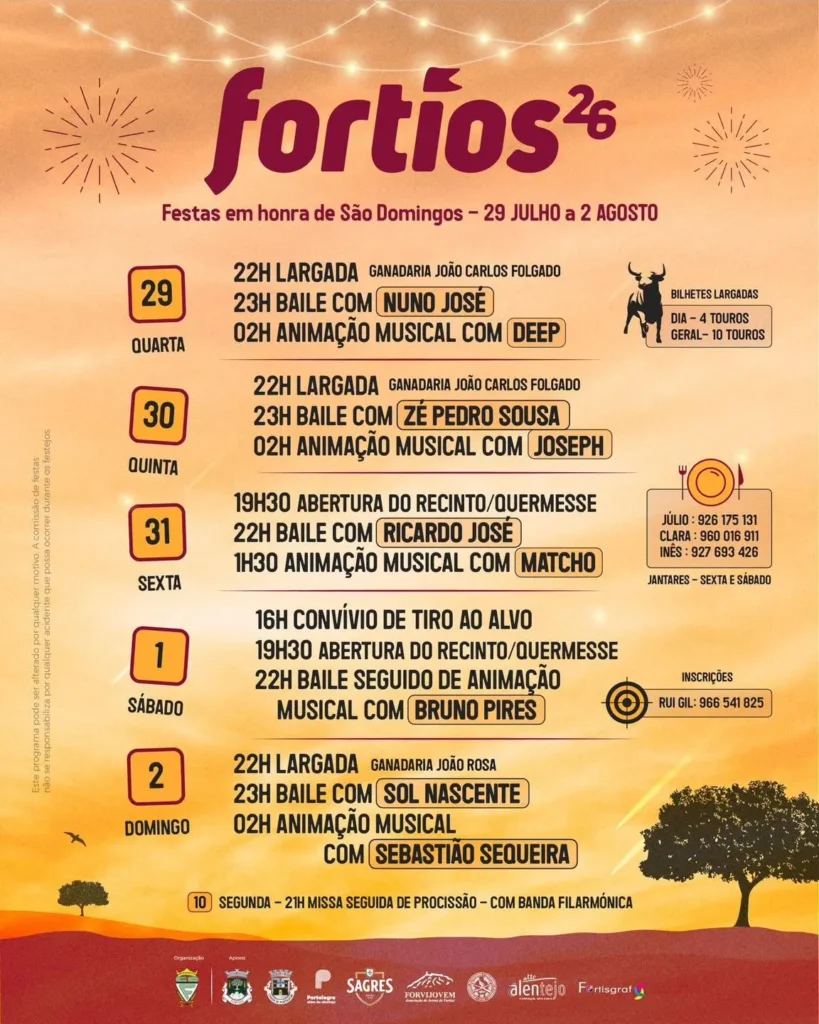 Festas de Fortios (São Domingos) 2026