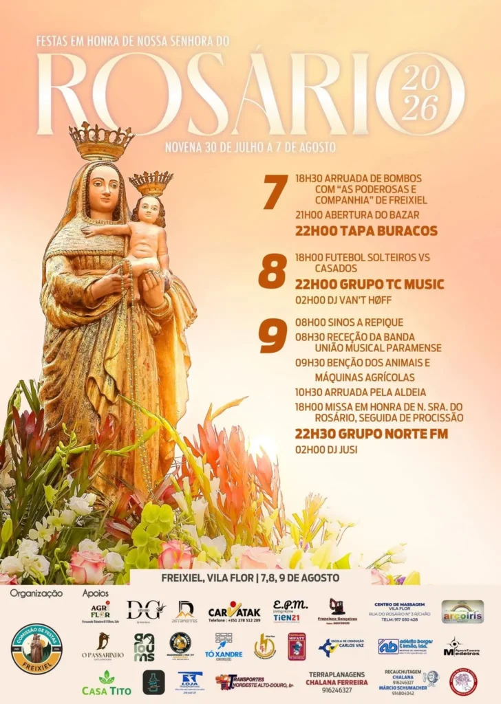Festas de Freixiel (Senhora do Rosário) 2026