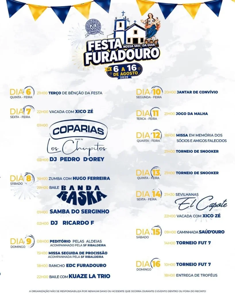 Festas do Furadouro (Senhora da Guia) 2026