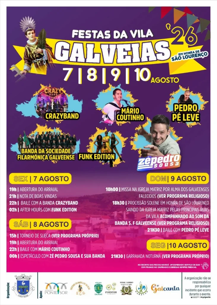 Festas de Galveias (São Lourenço) 2026