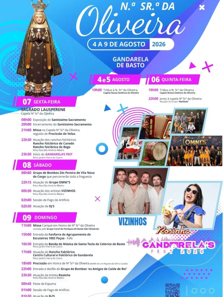 Festas da Gandarela de Basto (Senhora da Oliveira) 2026