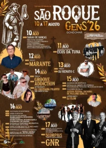 Festas de Gens, Gondomar (São Roque) 2026