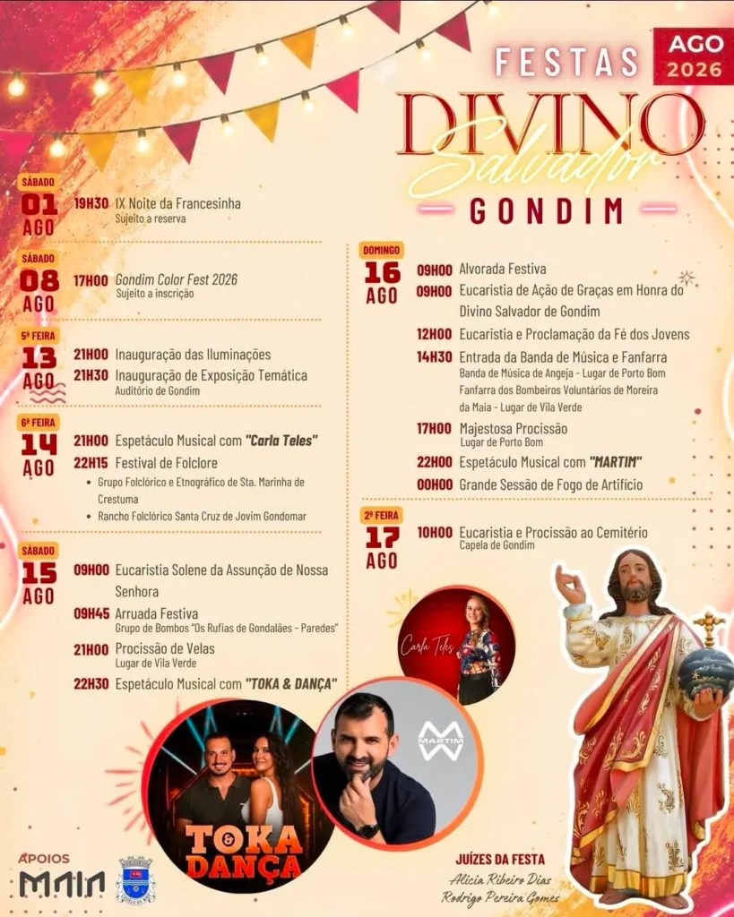 Festas de Gondim (Divino Salvador) 2026
