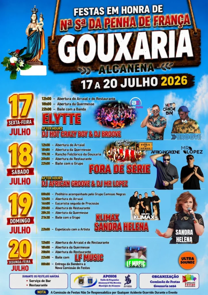 Festas de Gouxaria (Senhora da Penha de França) 2026