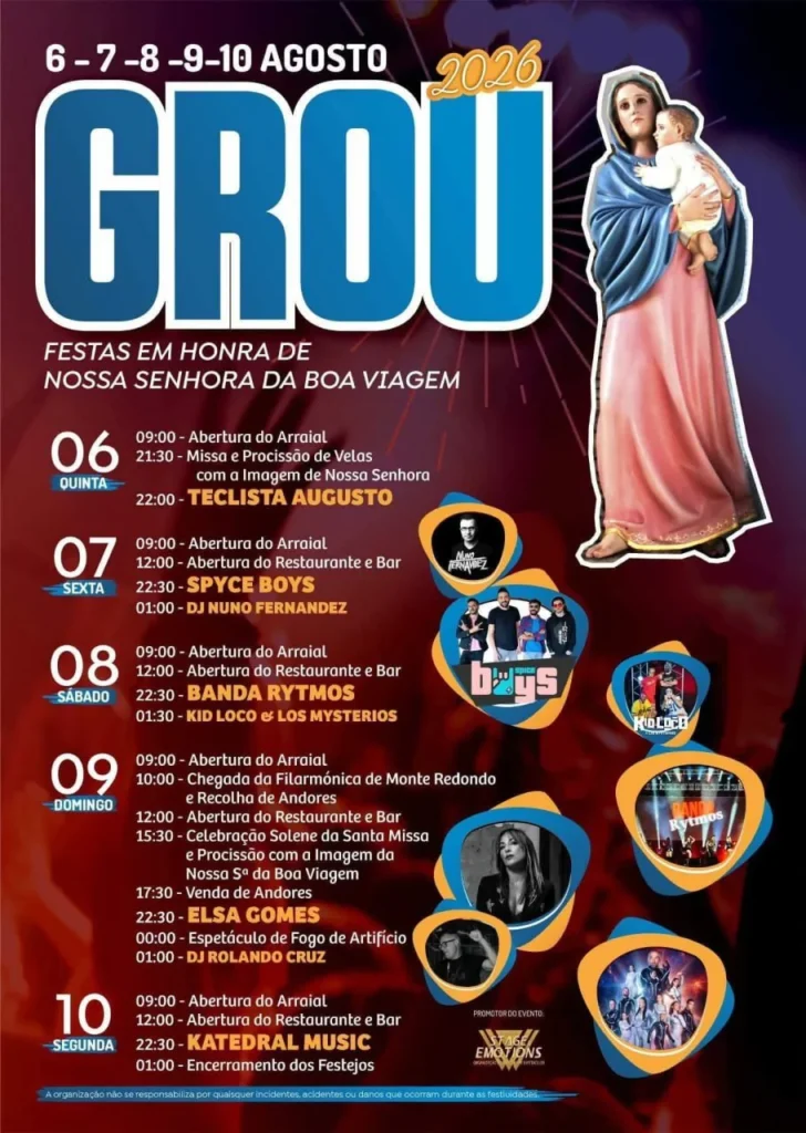 Festas de Grou (Senhora da Boa Viagem) 2026
